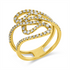 Mehrfachsteinbesatz Ring