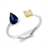 Farbiger Diamant Ring
