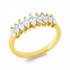 Mehrfachsteinbesatz Ring