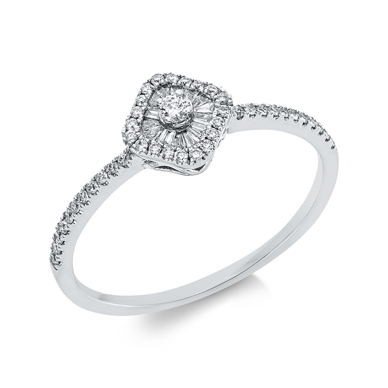 Baguette Illusion Ring