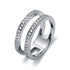 Mehrfachsteinbesatz Ring