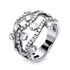 Mehrfachsteinbesatz Ring