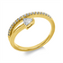Solitaire mit Besatz Ring