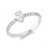 Solitaire mit Besatz Ring