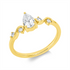 Solitaire mit Besatz Ring