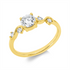 Solitaire mit Besatz Ring