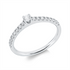 Solitaire mit Besatz Ring