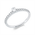 Solitaire mit Besatz Ring