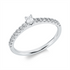 Solitaire mit Besatz Ring
