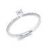 Solitaire mit Besatz Ring