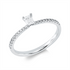 Solitaire mit Besatz Ring