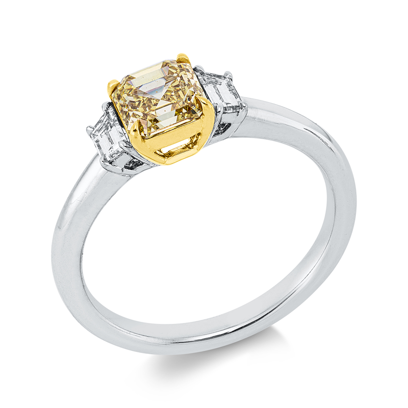 Farbiger Diamant Ring