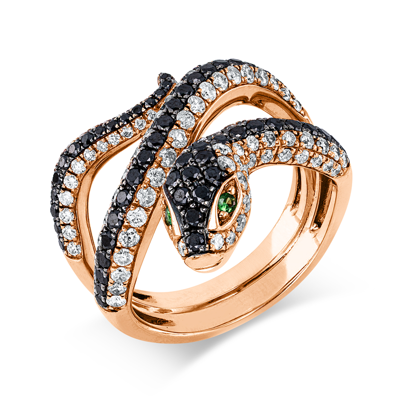 Mehrfachsteinbesatz Ring