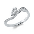 Solitaire mit Besatz Ring