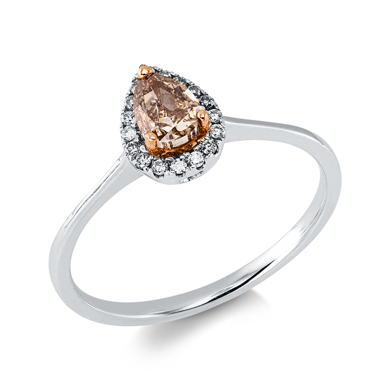 Farbiger Diamant Ring