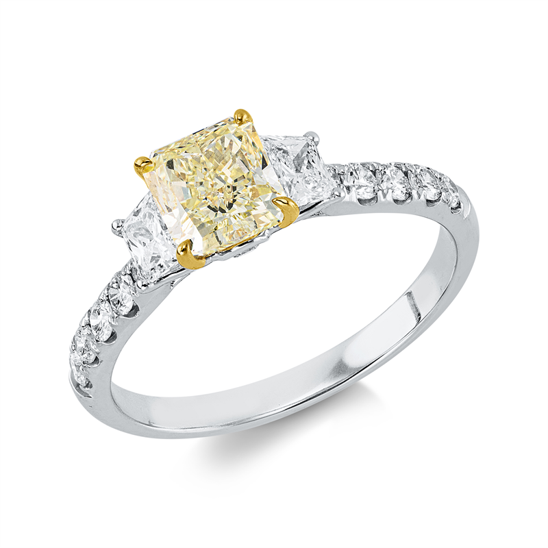 Farbiger Diamant Ring