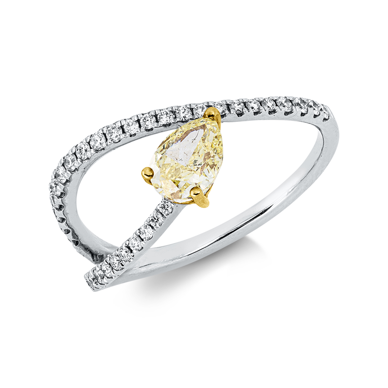 Farbiger Diamant Ring