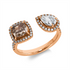 Farbiger Diamant Ring