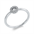 Solitaire mit Besatz Ring