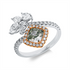 Farbiger Diamant Ring
