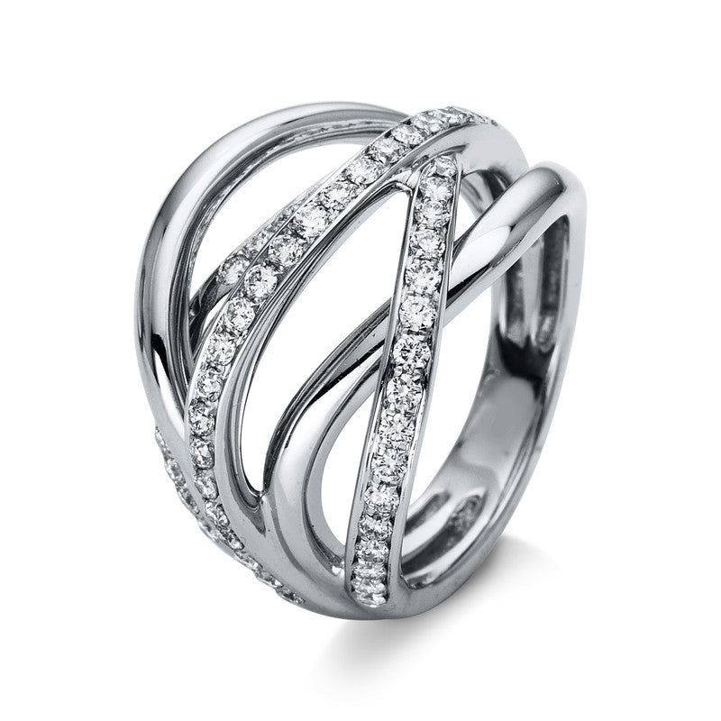 Mehrfachsteinbesatz Ring