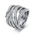 Mehrfachsteinbesatz Ring