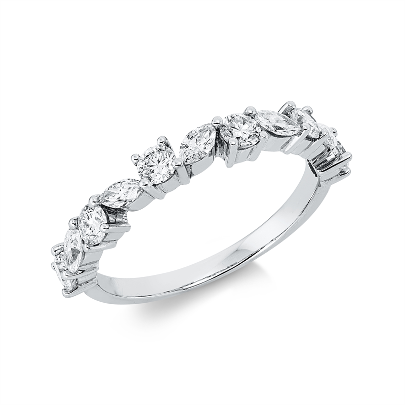 Mehrfachsteinbesatz Ring