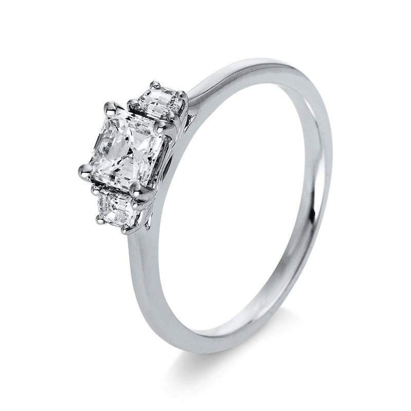Solitaire mit Besatz Ring