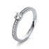 Solitaire mit Besatz Ring