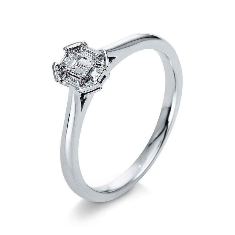 Baguette Illusion Ring
