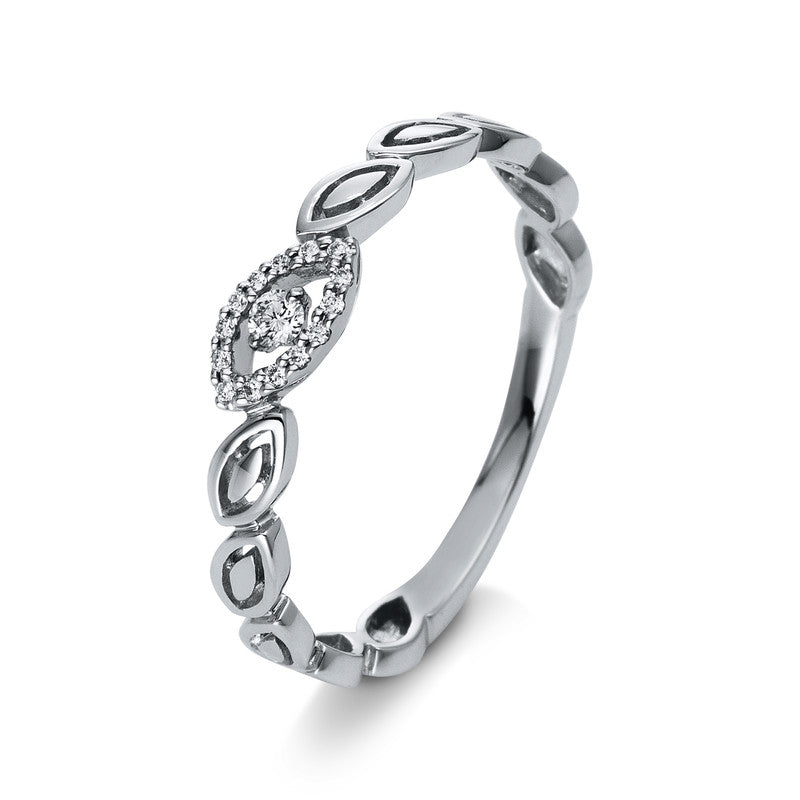 Mehrfachsteinbesatz Ring