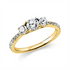 Solitaire mit Besatz Ring