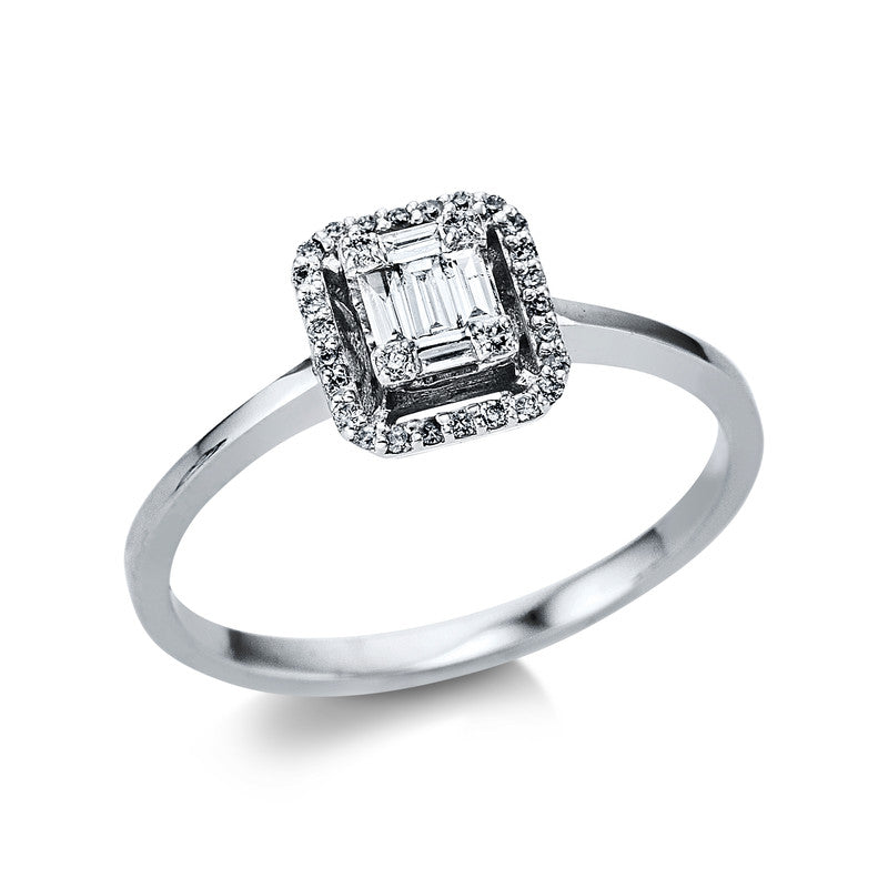 Baguette Illusion Ring