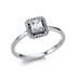 Baguette Illusion Ring