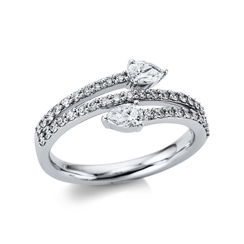 Mehrfachsteinbesatz Ring