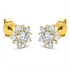Solitaire mit Besatz Ohrstecker