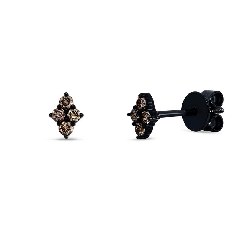 Farbiger Diamant Ohrstecker