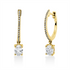 Solitaire mit Besatz Ohrschmuck