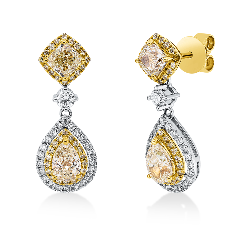 Farbiger Diamant Ohrschmuck