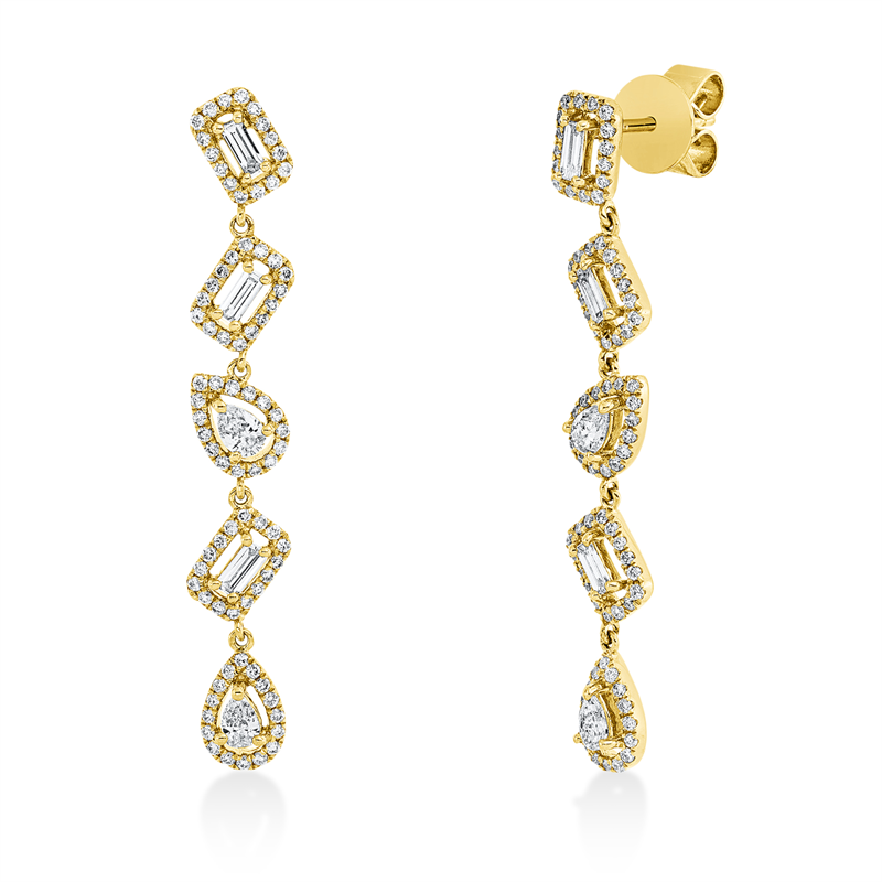 Baguette Ohrschmuck