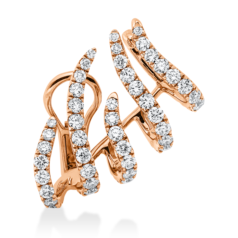 Mehrfachsteinbesatz Ohrschmuck