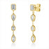 Baguette Ohrschmuck