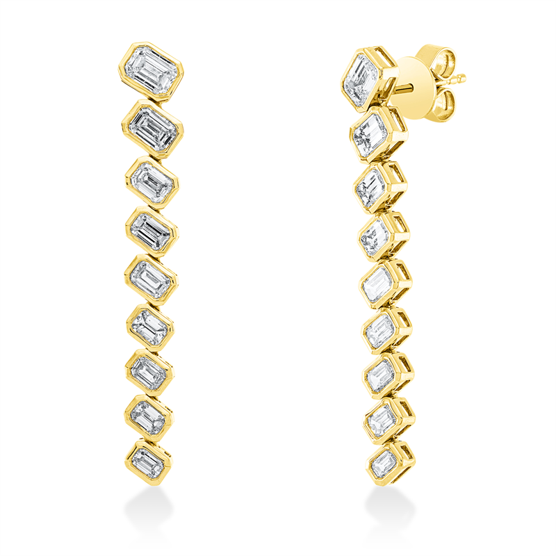 Baguette Ohrschmuck