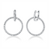 Mehrfachsteinbesatz Ohrschmuck