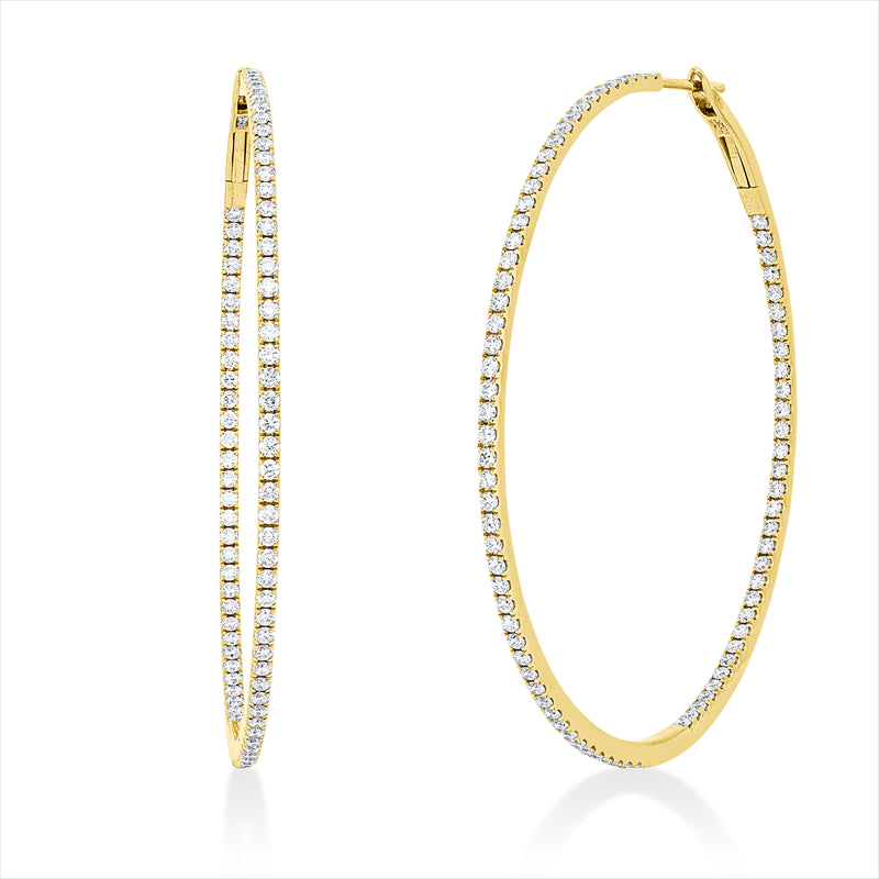 Mehrfachsteinbesatz Creolen