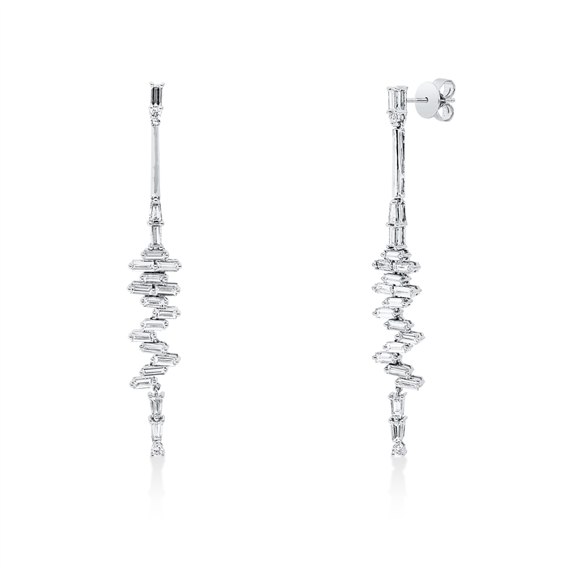 Baguette Ohrschmuck