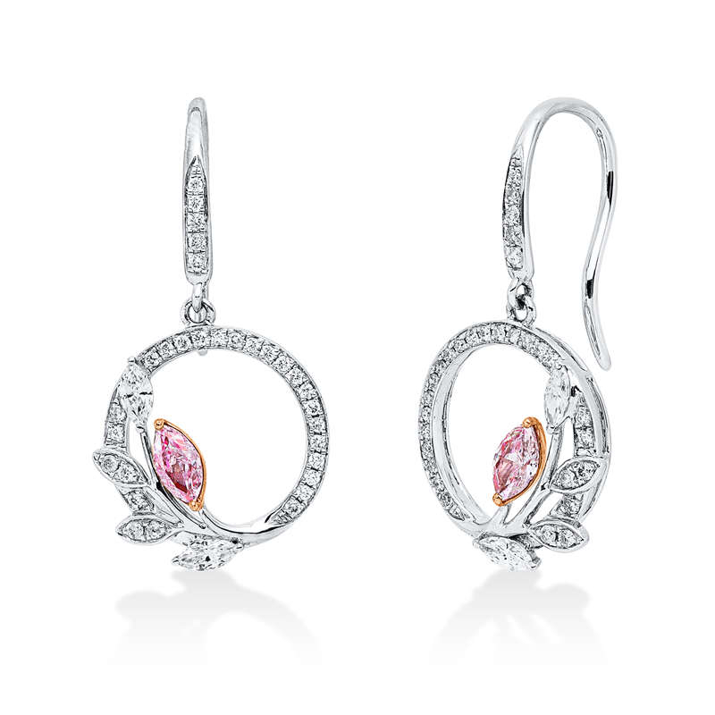 Farbiger Diamant Ohrschmuck