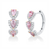 Farbiger Diamant Creolen