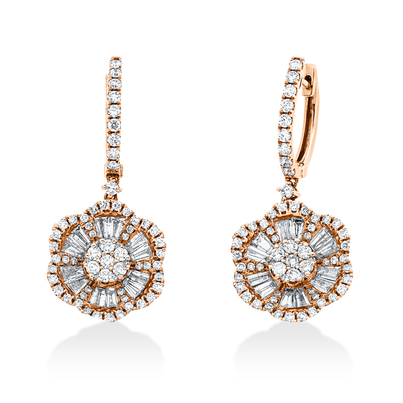 Baguette Ohrschmuck