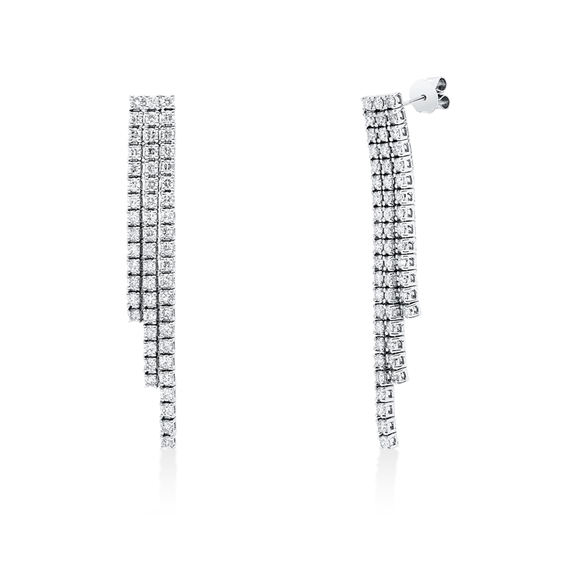 Mehrfachsteinbesatz Ohrschmuck